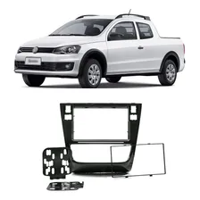 Moldura Painel Vw Saveiro G6 2013 A 2016 2din Rádio Dvd Cd Foto mini 1