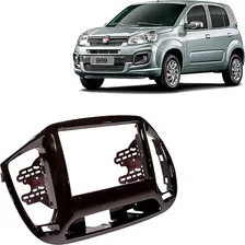 Moldura Para Aparelho De Som 2din Preta Uno 2015 A 2018 Foto mini 1