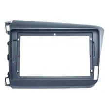 Moldura Para Multimidia 9 ' Polegadas Honda Civic 2012 A 2016 Cor Cinza Foto mini 1