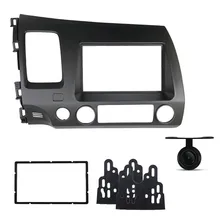Moldura Para Painel Dvd 2 Din MultimĂdia New Civic + Câmera Foto mini 1