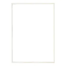 Moldura Pronta Basic Branco 50x70cm Foto  mini 1