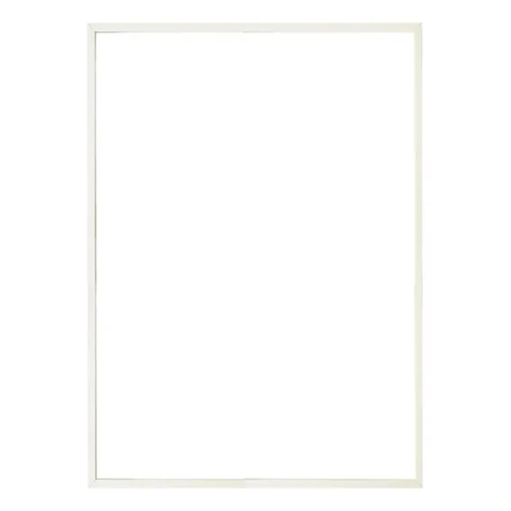 Moldura Pronta Basic Branco 50x70cm Foto 1