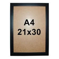 Moldura Quadro A4 30x21 Para Certificado Com Vidro Foto  mini 1