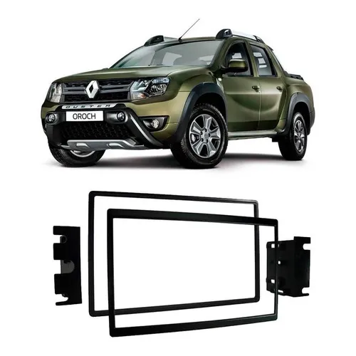 Moldura Renault Duster E Oroch Pcd 2 Din 2018 Em Diante Foto 1