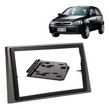 Moldura Som Dvd 2din Corsa Montana Vectra 02 A 12 Cinza Foto mini 1