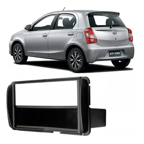 Moldura Som Dvd Cd MultimÃdia Rádio 1din 2din Hilux Ap636 Foto 1