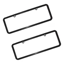 Moldura Suporte Para Placa De Carro Preta 365x120mm Foto mini 1