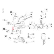 Moldura Suporte Placa Traseira Fiat Strada Foto mini 4