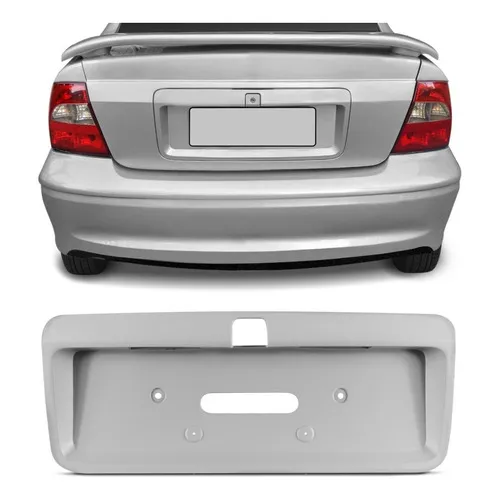 Moldura Suporte Placa Traseira Vectra 00 01 02 03 04 05 Foto 1