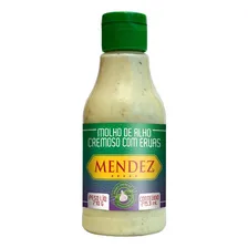 Molho Creme De Alho Mendez Cremoso Com Ervas 215ml Foto mini 1