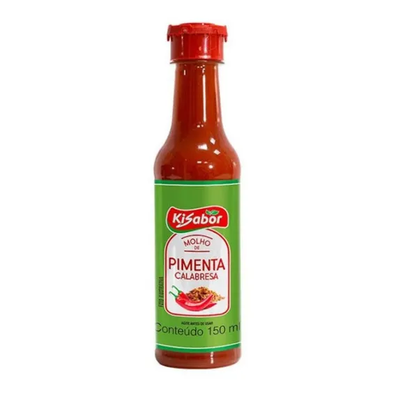 Molho De Pimenta Calabresa Kisabor 150ml - Kit Com 10un Foto 1