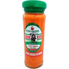 Molho Pimenta Carolina Reaper Azeite 100ml Fogo Mineiro Foto  mini 1