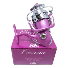Molinete Carina 4000 3 Rolamentos - Maruri Cor Rosa Foto mini 2