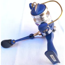 Molinete Micro Maruri Milo Joker 4 Rol Azul Lado da manivela Direito/Esquerdo Foto mini  3