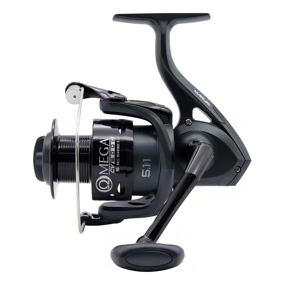 Molinete Pesca Maruri Omega 1000 - 5 Rolamentos Cor Preto Foto 1