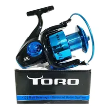 Molinete Pesca Pesada Maruri Toro 6000 3 Rolamentos Azul Foto mini 4