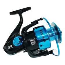 Molinete Pesca Pesada Maruri Toro 6000 3 Rolamentos Azul Foto mini 2