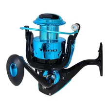Molinete Pesca Pesada Maruri Toro 6000 3 Rolamentos Azul Foto mini 3