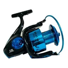 Molinete Pesca Pesada Maruri Toro 9000 Azul 3 Rol. Drag 8kg Foto mini 1