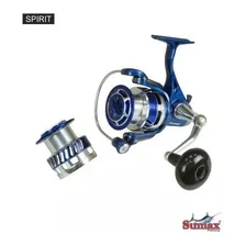 Molinete Sumax Spirit 6000 Curitiba Cor Azul Lado da manivela Direito/Esquerdo Foto  mini 1