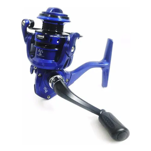 Molinete Truly 500 6 Rolamentos Fd Azul Saint Plus Foto 1