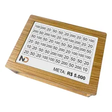 Monebox Cofrinho Dinheiro Mdf Método Japonês Kakebo 5.000 Foto mini  3