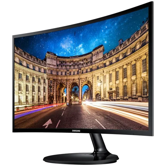 Monitor 24 Samsung Lc24f390fhlmzd Full Hd Led Curvo Preto 110V/220V Foto 1