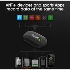 Monitor Cinta Frequência Cardíaca Peito Xoss Bluetooth Ant+ Cor Preto Foto mini 4