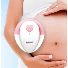 Monitor Doppler Fetal Angel Sounds Rosa Com Gel E Bateria Foto mini 3