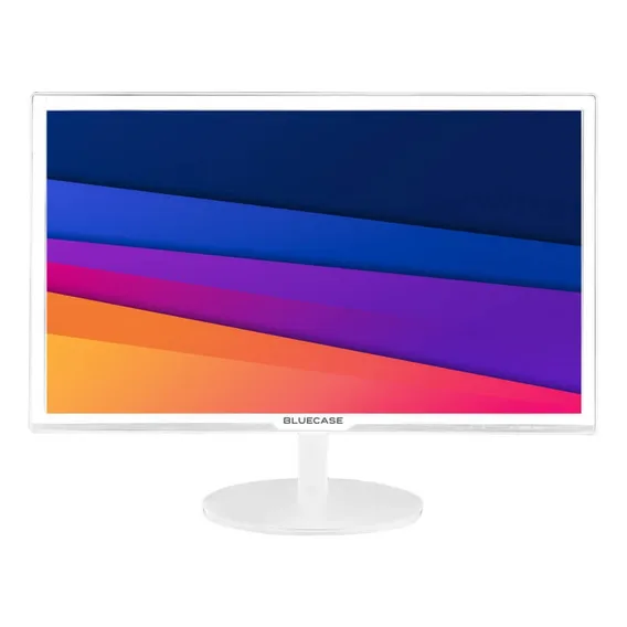 Monitor Led 21 Polegadas Branco + Kit Teclado E Mouse Bluecase Foto 1