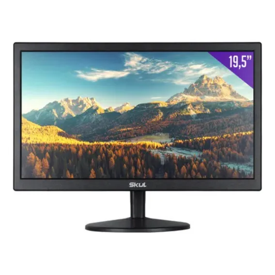 Monitor Skul 19,5 Office Led 5ms Com Entrada Hdmi+vga - Sm1 Foto 1