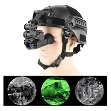 Monóculo Visão Noturna Infravermelho Nvg10 + Capacete Foto mini 4