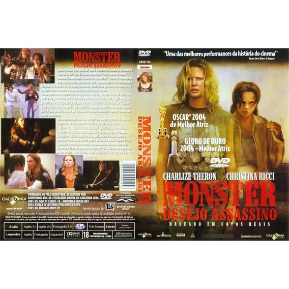 Monster Desejo Assassino Dvd Original Lacrado Charlize Thero Foto 1
