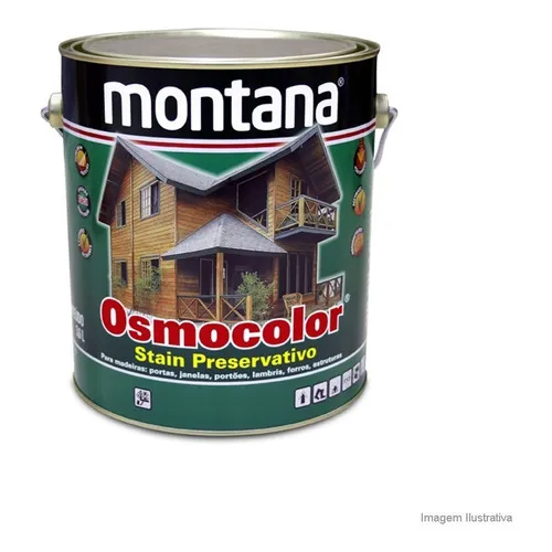 Montana Osmocolor Verniz Stain 3,6 L nogueira Foto 1