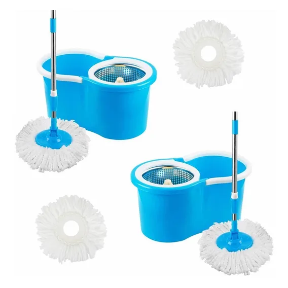 Mop CMZ Spin Mop 360 Inox com balde centrífuga Foto 1