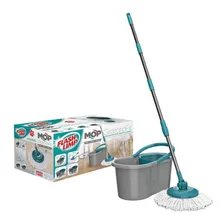 Mop Git贸rio Flash Limp 8 Litros C2 Refil De Microfibra Foto mini 3