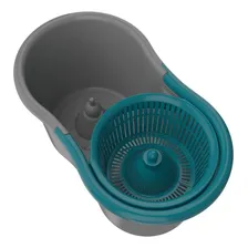 Mop Spin Girátorio Flash Limp Original Fit 8lt Cor Cinza Foto mini 4