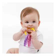 Mordedor Água Mãozinha Chaveiro Bebe Amarelo Rosa 5234a Buba Foto mini 3