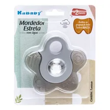 Mordedor Com Água Estrela Cinza Macio Kababy Foto mini  3