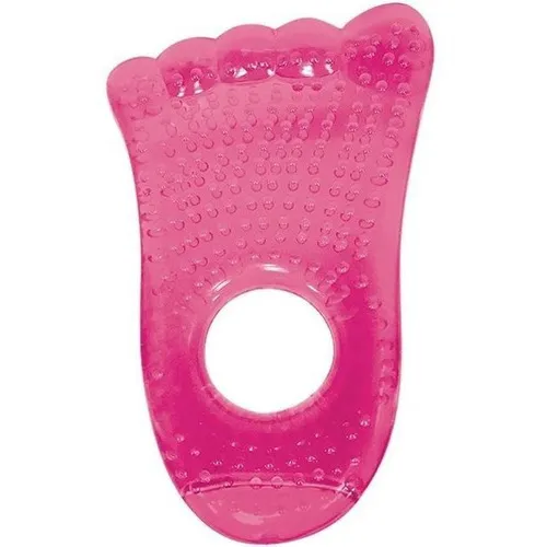 Mordedor Com Água - Pezinho Baby Rosa - Baby Foto 1