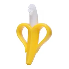 Mordedor E Massageador De Gengiva Silicone Bananinha Baby Cor Amarelo Foto mini 2