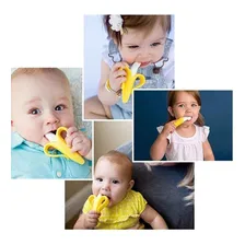 Mordedor E Massageador De Gengiva Silicone Bananinha Baby Cor Amarelo Foto mini 4