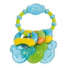 Mordedor Para BebĂȘ Com Gel Cool Rings Azul Multikids Baby Foto mini 1