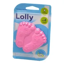Mordedor Pezinho Infantil Rosa- Lolly Foto  mini 1