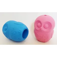 Mordedor Recheável Pet Games Corujinha Rosa M Foto mini 4