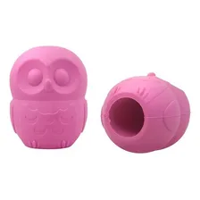 Mordedor Recheável Pet Games Corujinha Rosa M Foto mini  3