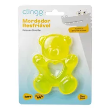 Mordedor Resfriável Com Água Ursinho Amarelo Clingo Foto mini 4