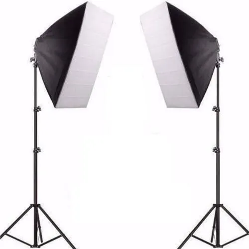 MoriÔ Kit Iluminação Estudio Videos Youtube 2 Softbox 70cm 2 Tripe Foto 1