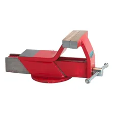 Morsa Torno De Bancada Profissional Nº 4 Base Fixa Em Aço Foto mini 4