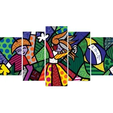 Mosaico 5 Peças Romero Brito Rb 07 Foto mini 2